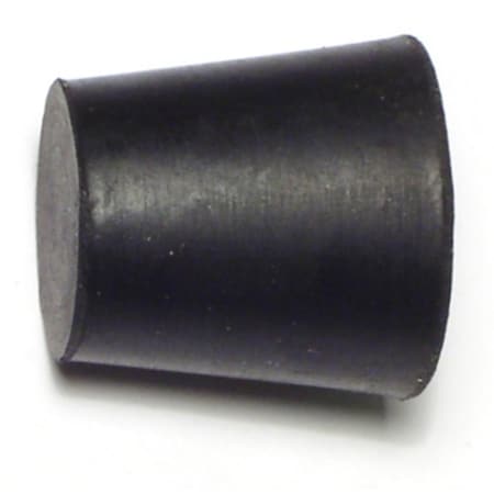 Midwest Fastener 1" x 25/32" x 1", No 4 Black Rubber Stoppers 4PK 65867